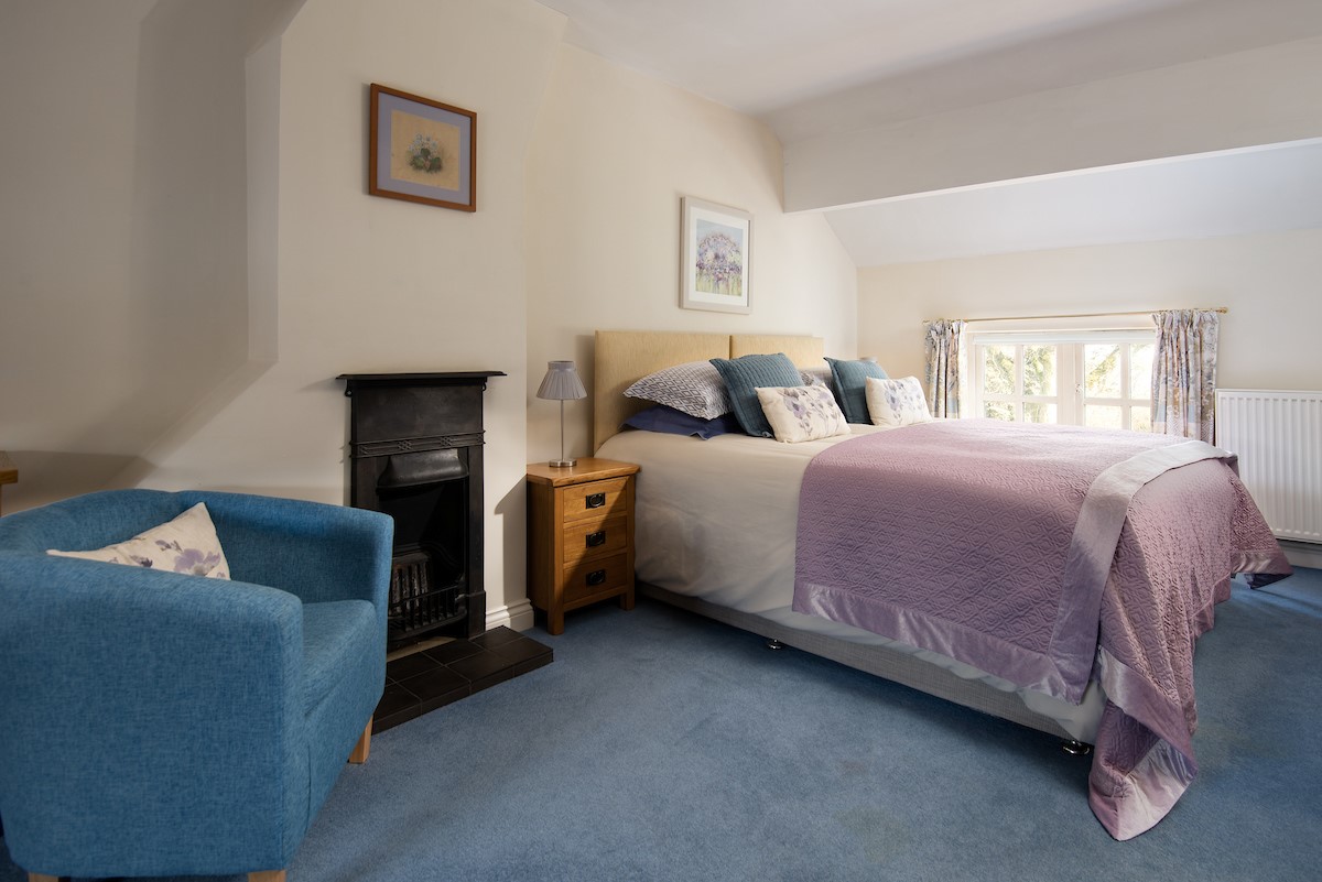 Rose Cottage, Huggate - bedroom two with superking double bed which can be converted to a twin for a small supplement