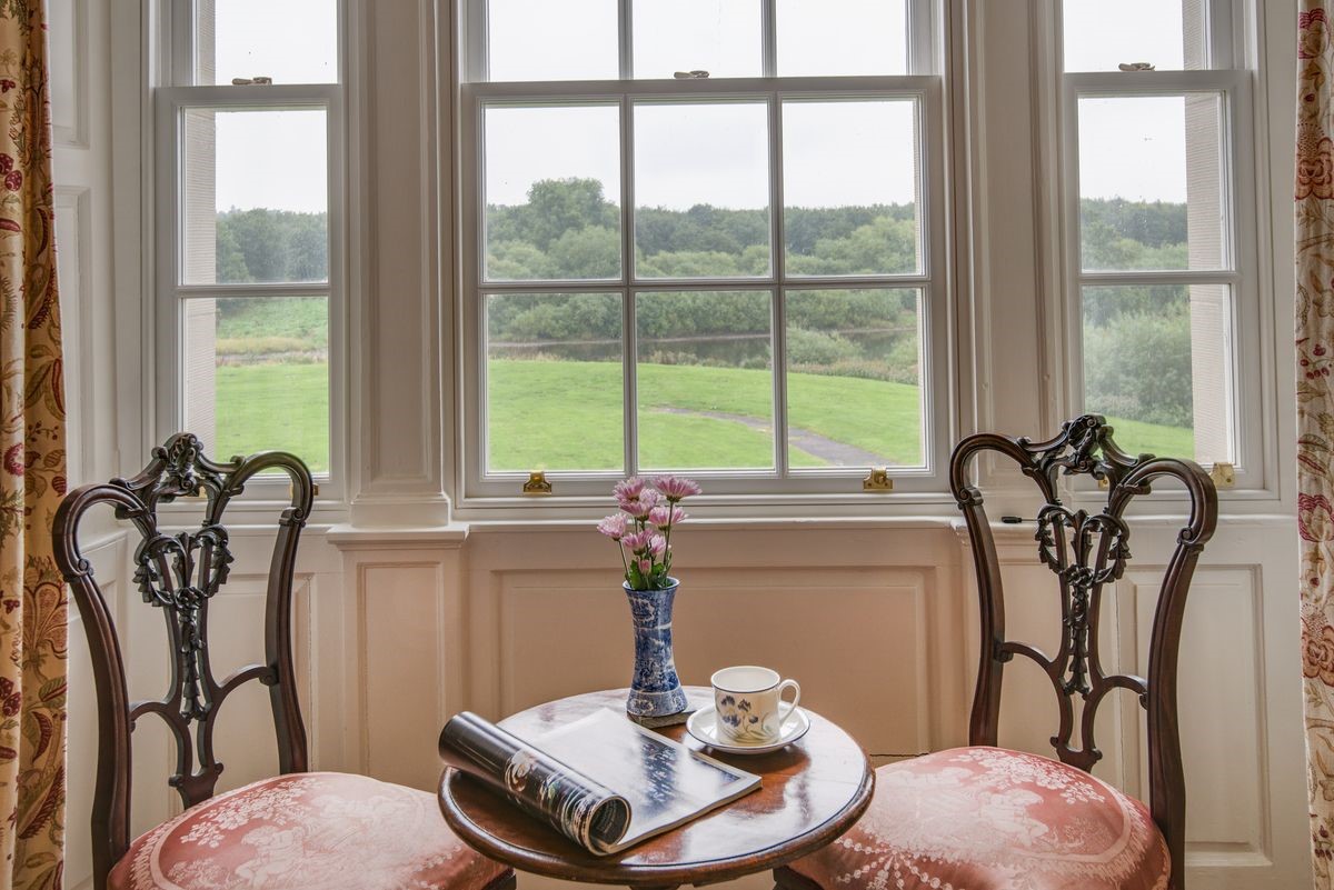 Abbey House - enjoy the view of the River Tweed from bedroom one