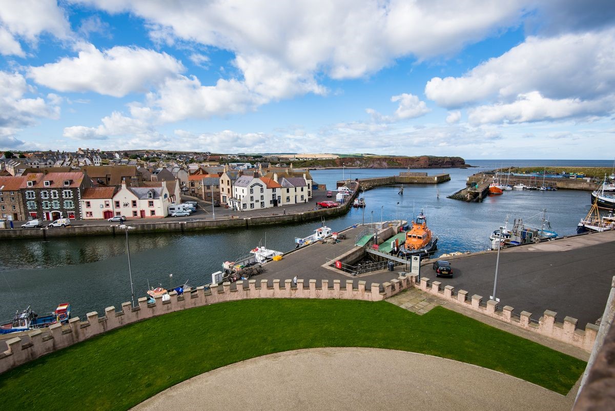 Merchant's House - view from property over Eyemouth harbour