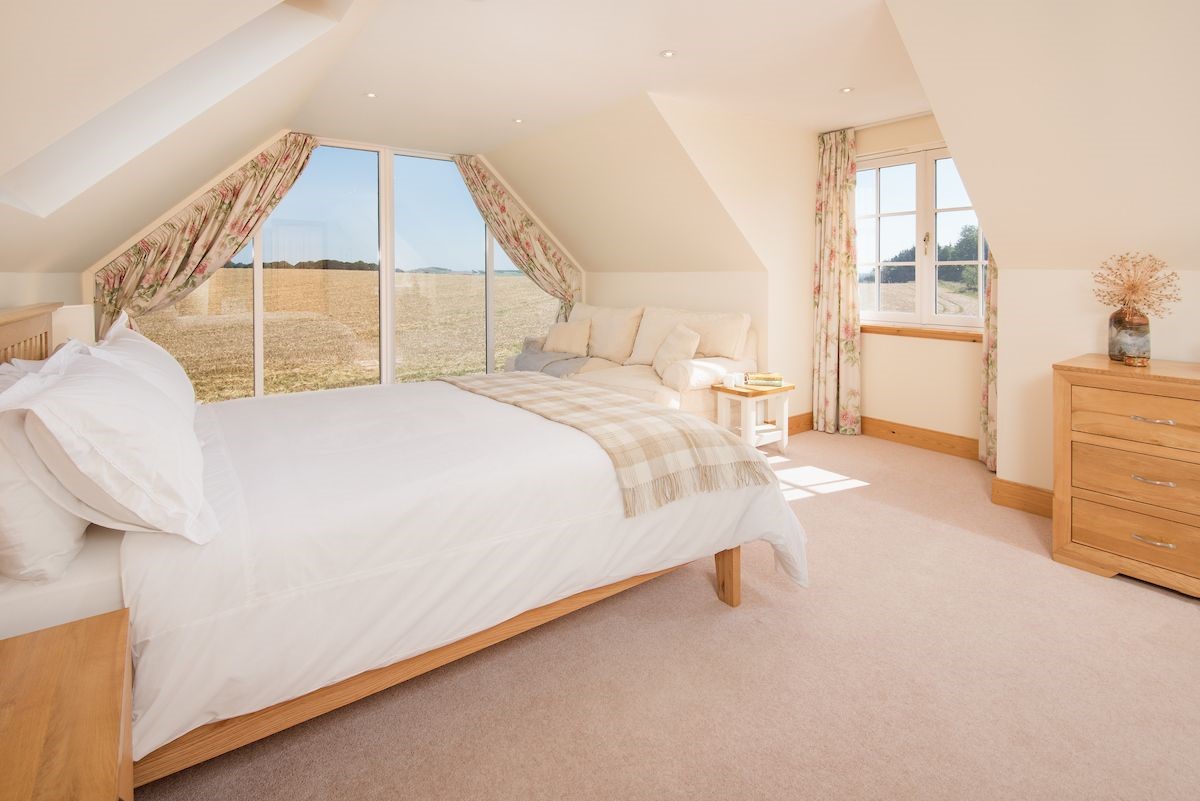 Mill Dowrie - bedroom two with views