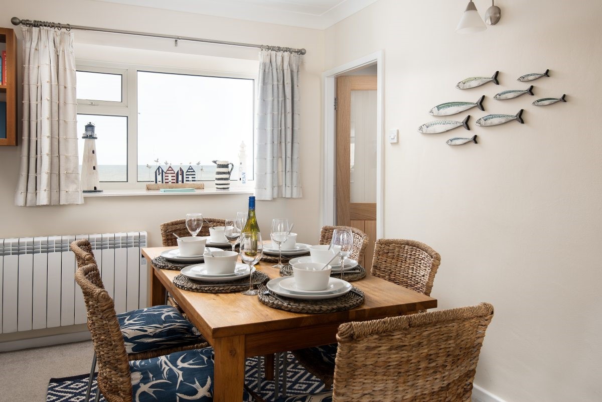 Farne View - dining table to seat six
