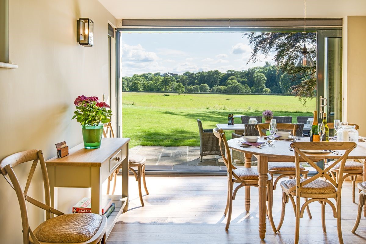Williamston Barn - dining room & view