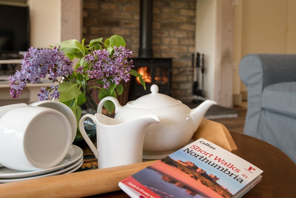College Cottage - plan your next walk with a pot of tea by the wood burning stove