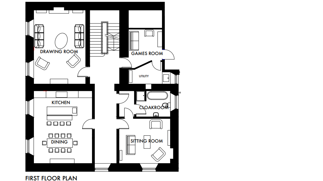 Linen House - first floor plan
