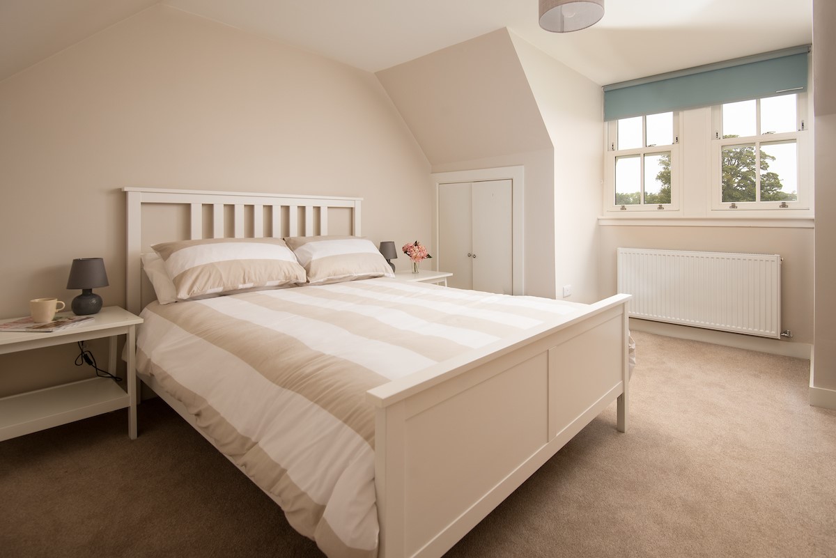 Coldwells Farmhouse - bedroom two with double bed