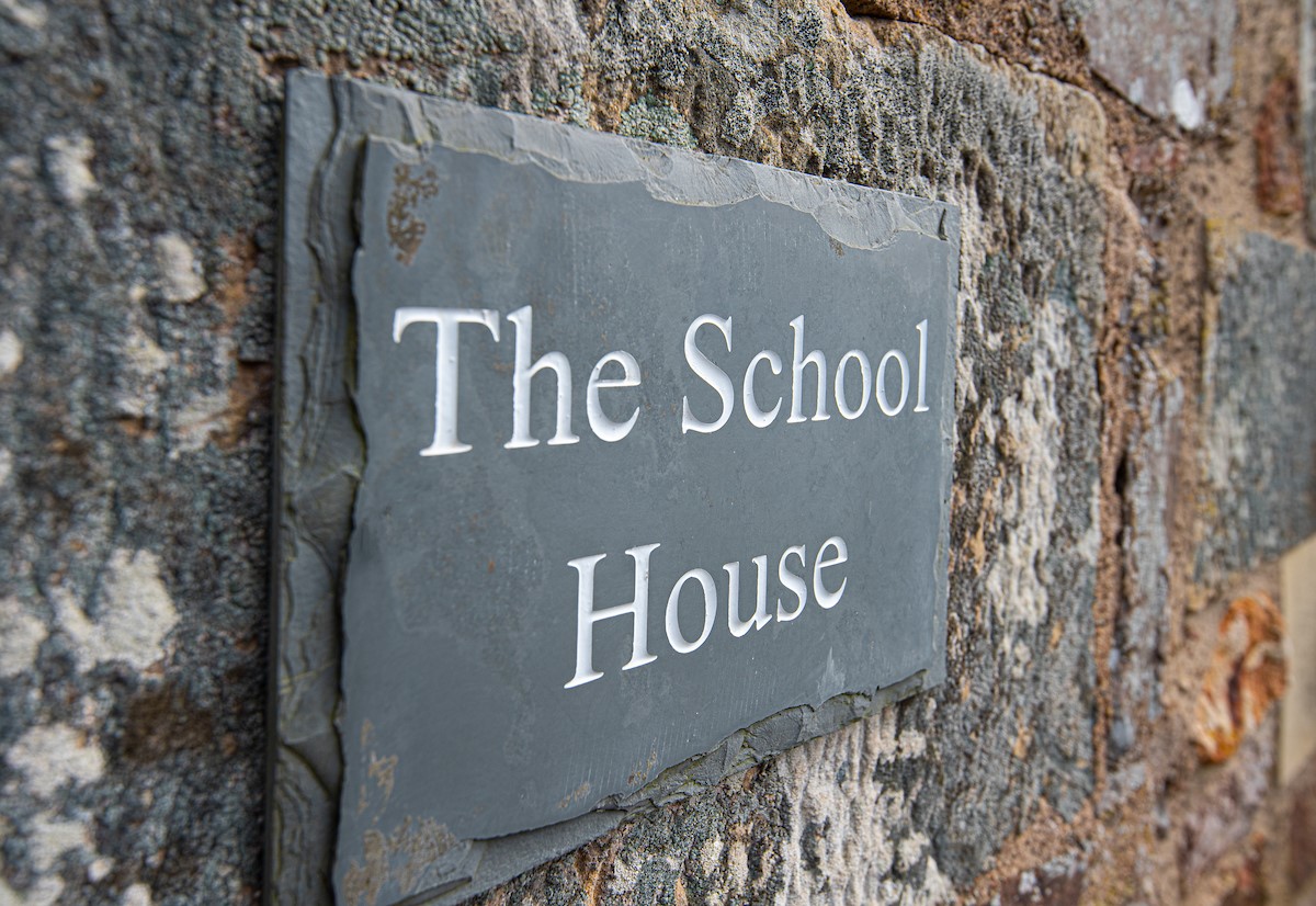 The School House - slate signage