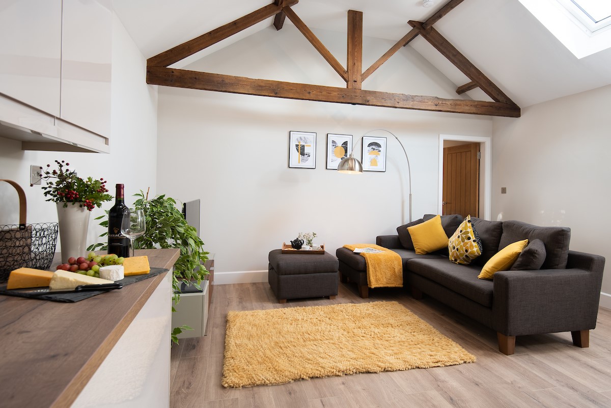 The Smithy at West Lyham - open plan living area