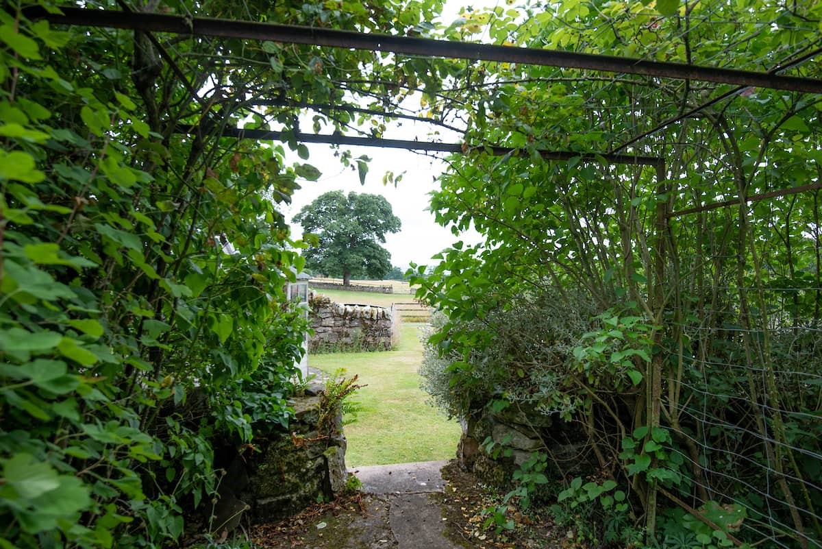 The Coach House, Kingston - grounds leading down to the tennis court