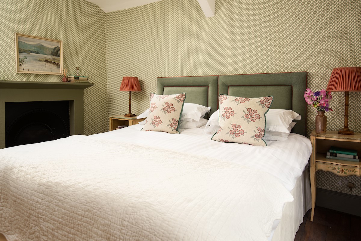 Stable Cottage, Glanton Pyke - bedroom two can be set up as a super king size double or twin beds