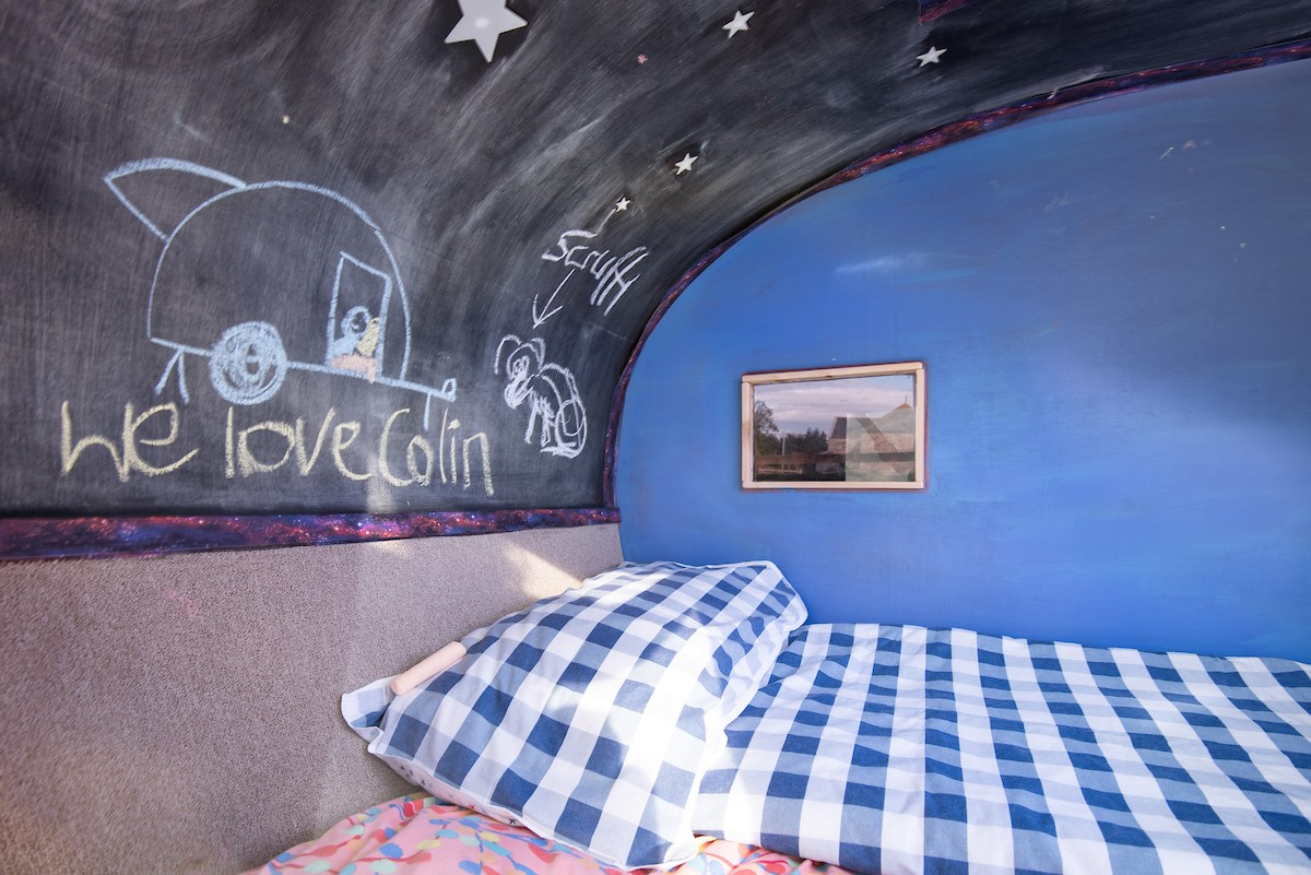 Foxglove - we love Colin the caravan! - ideal for children (can be rented separately)