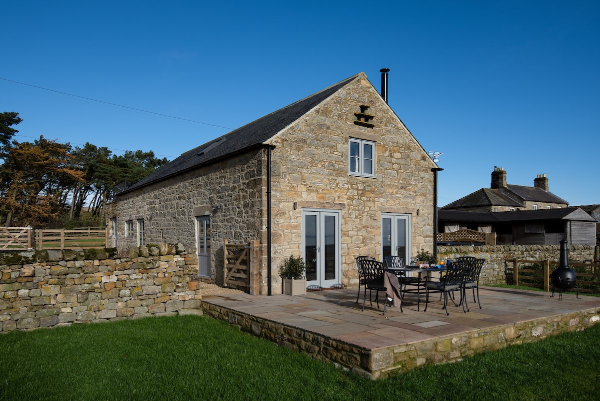 The Granary at Rothley East Shield - outdoor patio with seating area