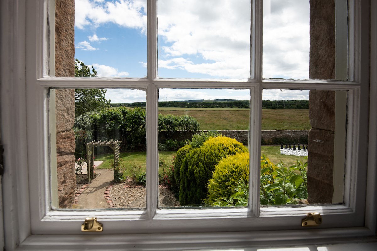 Brockmill Farmhouse - views of the garden and surrounding countryside