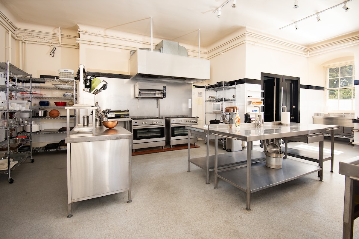 Fairnilee House - large, fully-equipped catering kitchen on the lower ground floor