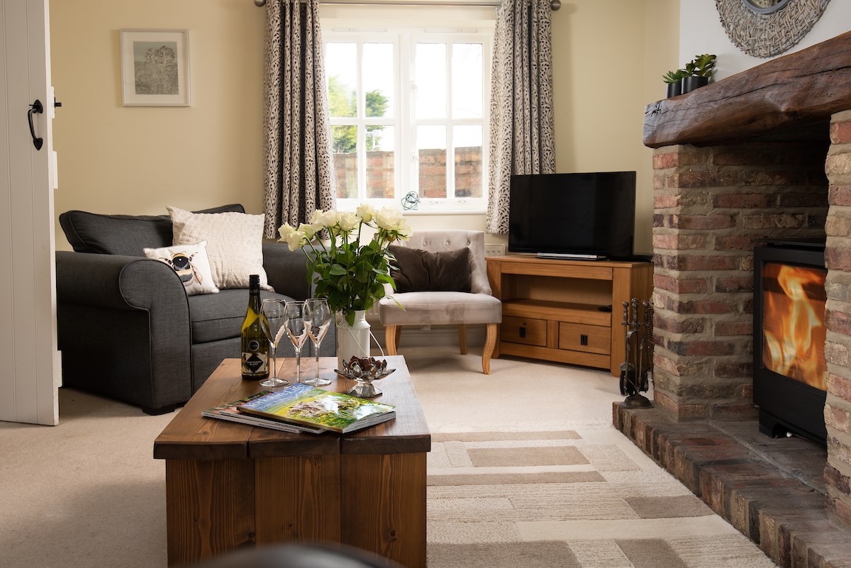 Rose Cottage, Huggate - an ideal spot in the lounge to relax after a days exploring