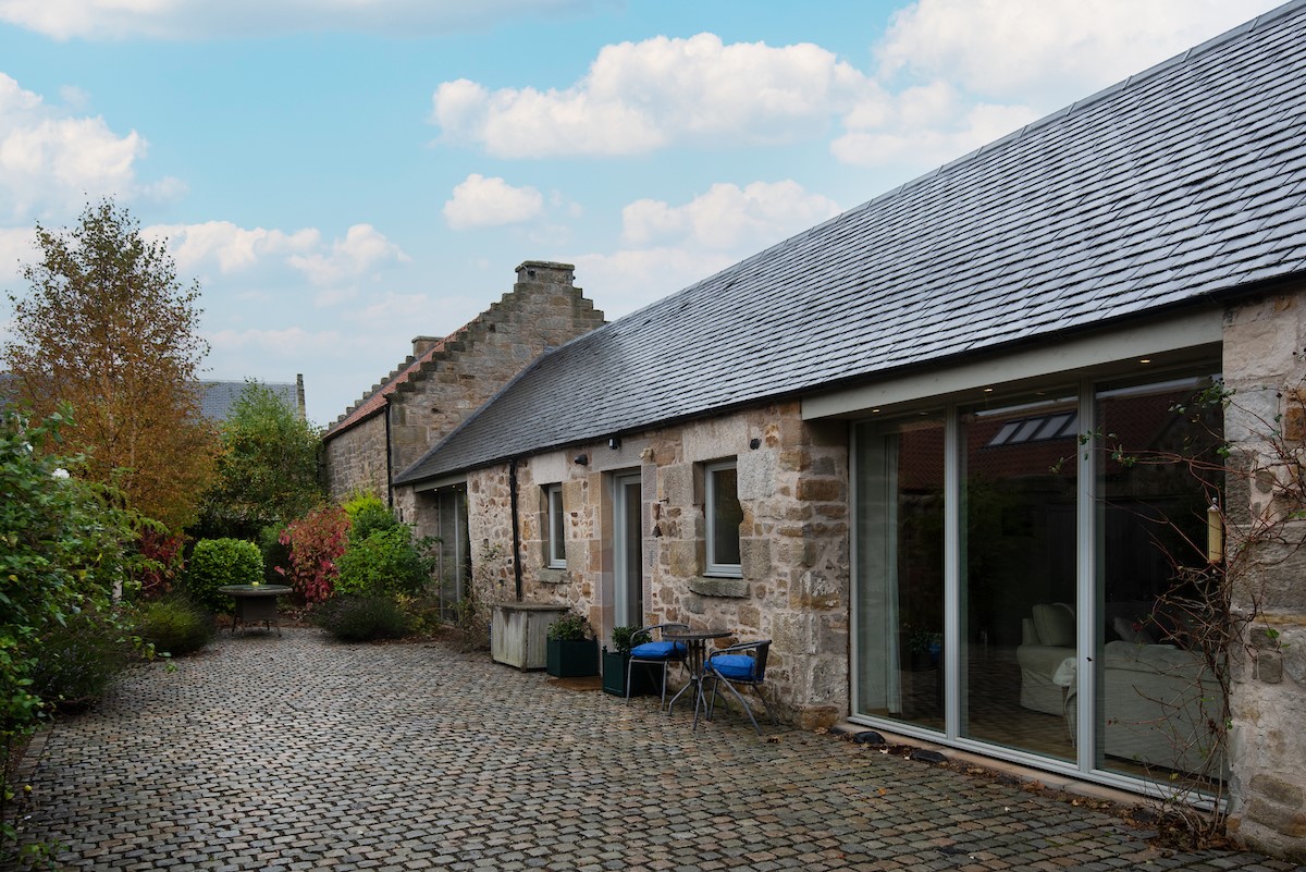 The Stables, Saltcoats Steading - external views of the property from the courtyard