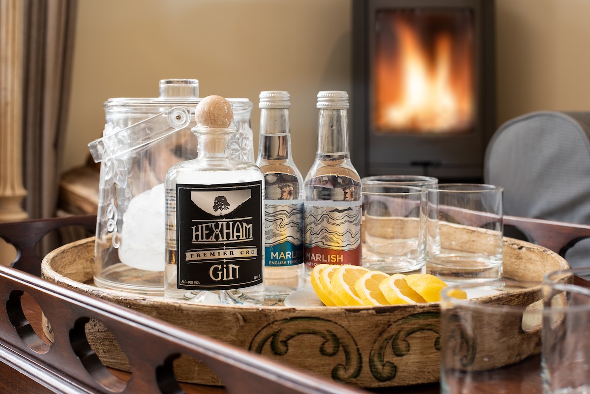Old Granary House - the perfect spot for an ice-cold Hexham Gin & Tonic, cuddled up in front of the wood burner