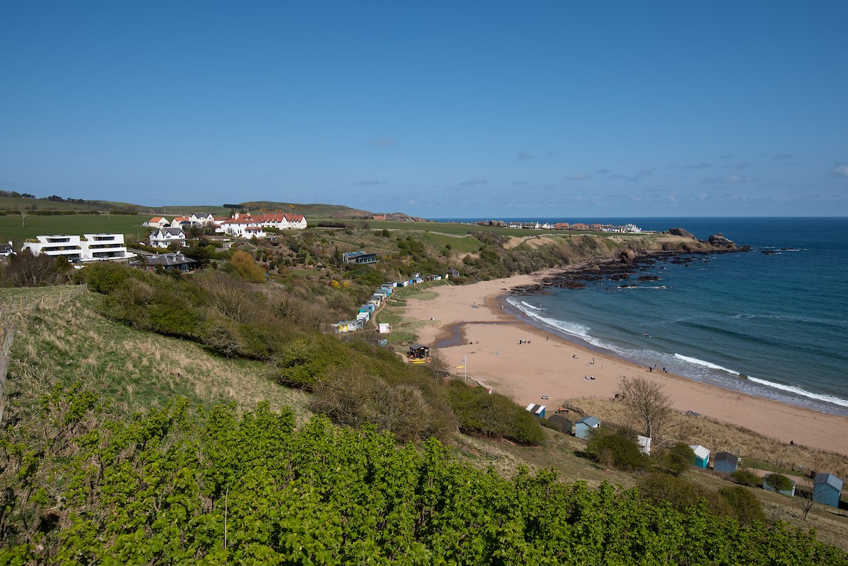 1 The Bay, Coldingham - viewpoint overlooking Coldingham Bay, just minutes from the apartment