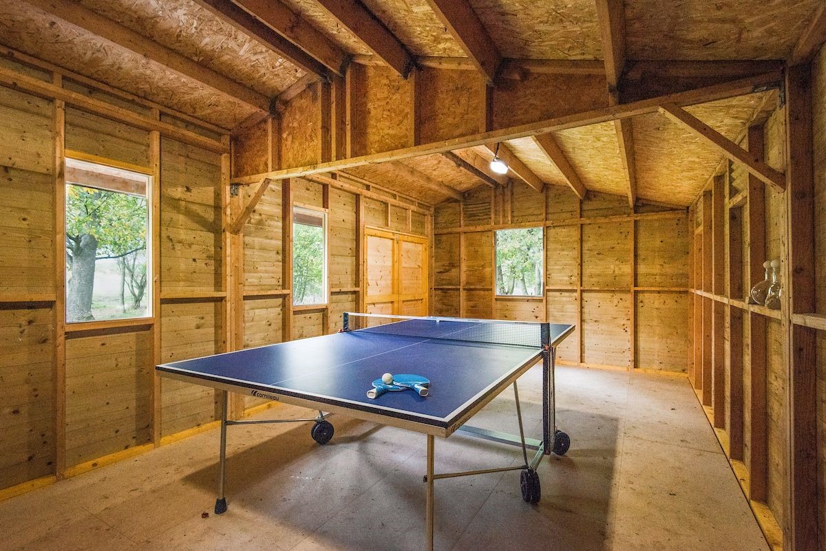 Old Purves Hall - converted stable with table tennis table