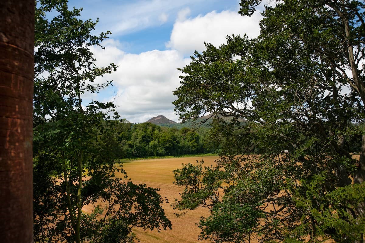 Dryburgh Steadings - view over the stunning Borders landscape