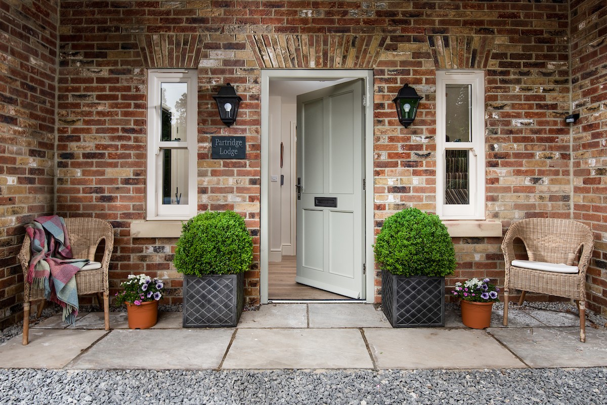 Partridge Lodge - the welcoming entrance
