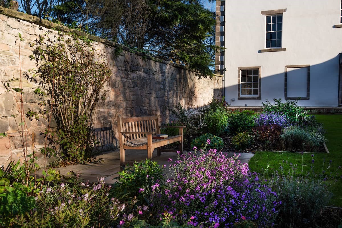 Lions House - garden seating area - a perfect spot for enjoying some afternoon sunshine