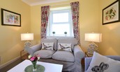 Fordel Cottage - sofa to seat two and two pair of single armchairs in the sitting room