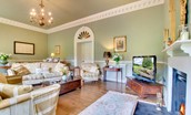 Eslington East Wing - drawing room with ample comfy seating