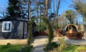 East Lodge Home Farm - garden cabin and sauna pod