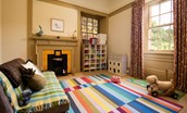 Fairnilee House - playroom with a good selection of toys for younger guests