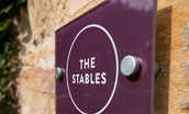 The Stables - entrance to the property