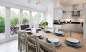 The Mast House  - open plan kitchen and dining room