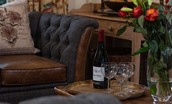 The Cottage - Harris Tweed and soft leather furnishings