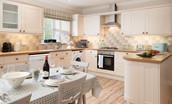 Berryburn Cottage - the spacious Shaker-style kitchen