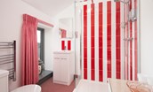 Walltown Byre - bedroom three en suite bathroom