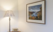 Fenton Lodge - framed painting of the beautiful Queen's View near Pitlochry