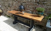 Hiddenhus - small tabletop charcoal barbecue, ideal to cook outdoors for two
