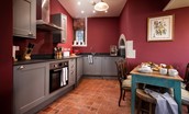 The Clock Tower at Bamburgh Castle - kitchen area in a shaker style