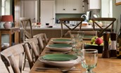 Risingham House - dining table seating up to 8 guests