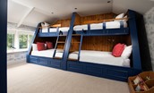 North Star House - custom double bunk beds in bedroom five