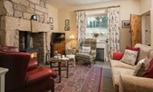 April Cottage - the sitting room is a cosy space