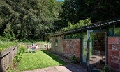 The Potting Shed - external and garden area