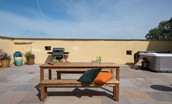 Fell End - outdoor seating, barbeque and hot tub can be found in the rear courtyard