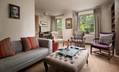 Crailing Cottage - the wonderful light filled sitting room