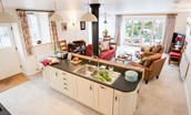Boundary Bank - the open-plan kitchen and living area