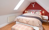Braemar - double bedroom with coombed ceiling