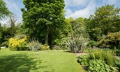 Brunton House - garden planting with herbaceous borders