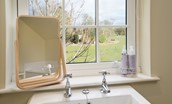 Byreman's Cottage - views over the surrounding countryside from bathroom two