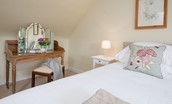 Coachman's Cottage - the dressing table in bedroom two