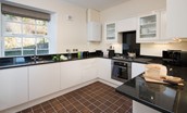 Dipper Cottage - modern monochrome kitchen