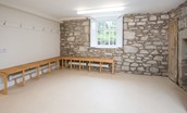 Edenside House - lower ground floor basement area with ample space for outdoor kit and dogs